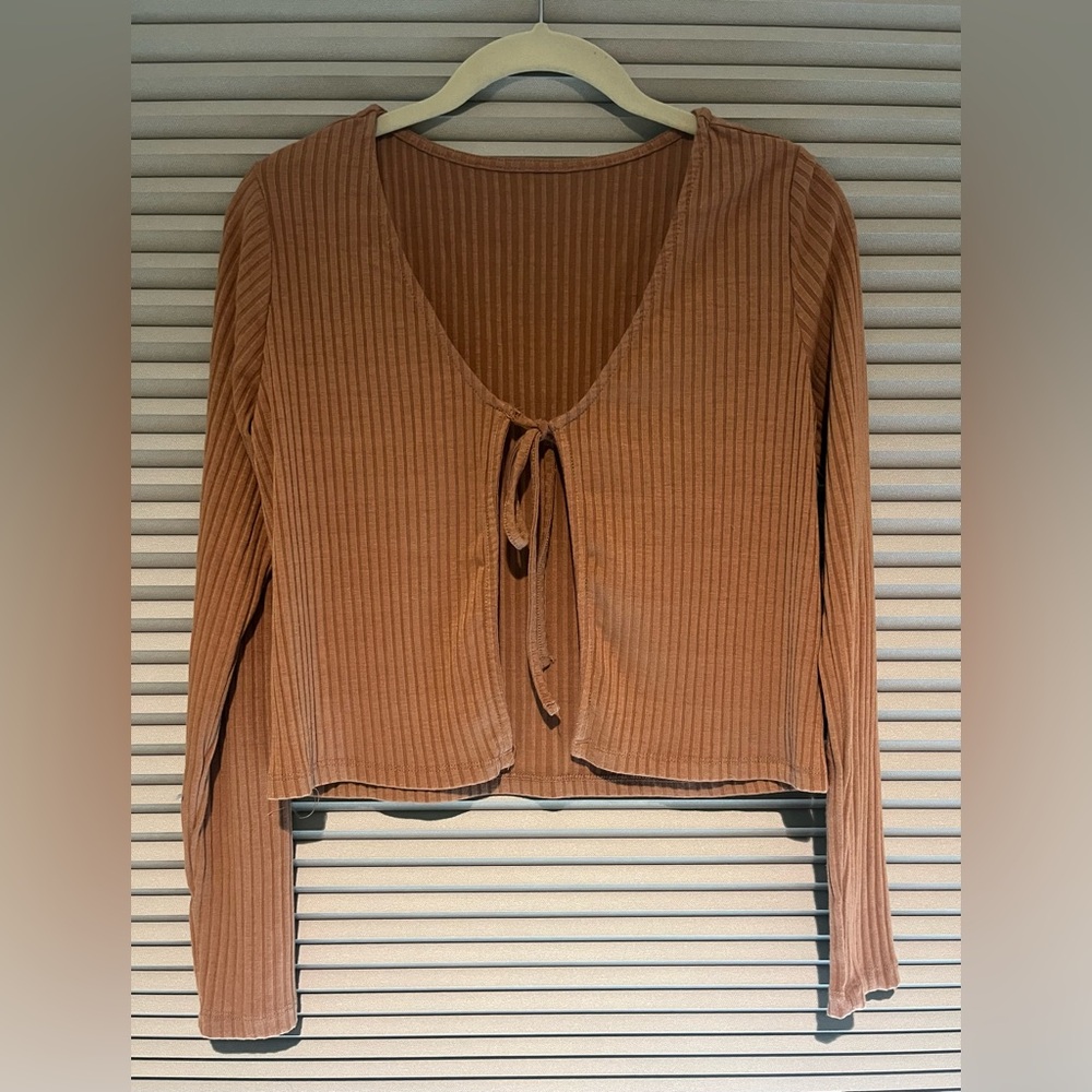 Cute tie front top.